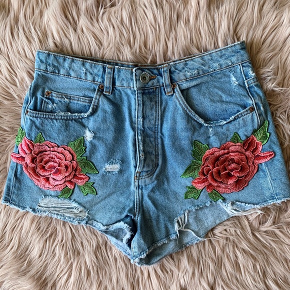 Zara Trafaluc Denimwear Shorts - Picture 1 of 6